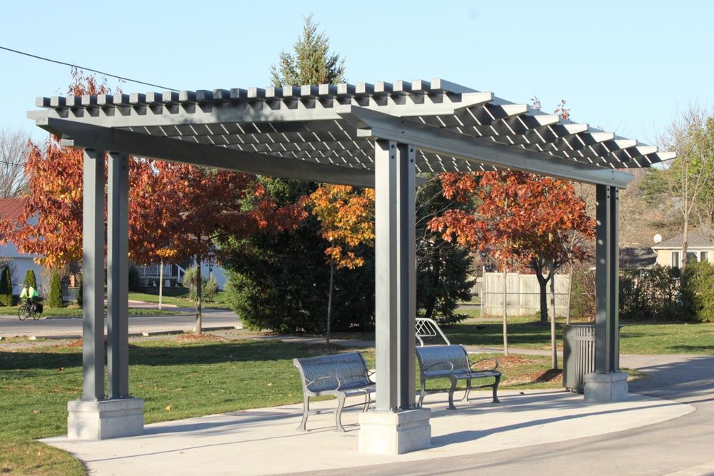 Double Railing Post Detail